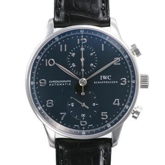 IWC ポルトギーゼ コピー IW371438 ブラック クロノグラフ